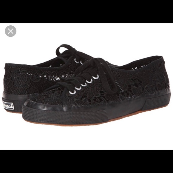 black lace superga